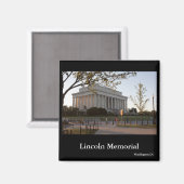 Lincoln Memorial, Washington DC Magneet (Voorkant / Achterkant)