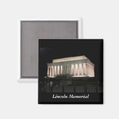 Lincoln Memorial, Washington DC Magneet (Voorkant / Achterkant)