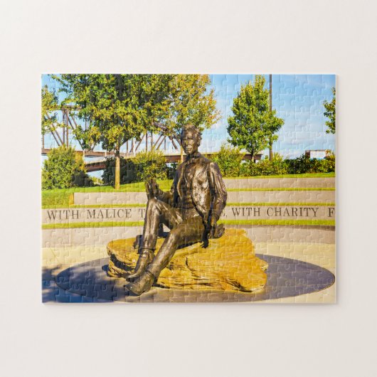 Lincoln Monument Kentucky. Legpuzzel (Horizontaal)