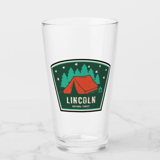 Lincoln National Forest Camping Glas (Voorkant)