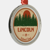 Lincoln National Forest Metalen Ornament (Rechts)