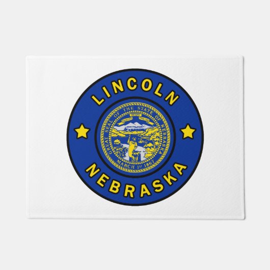 Lincoln Nebraska Deurmat (Voorkant)