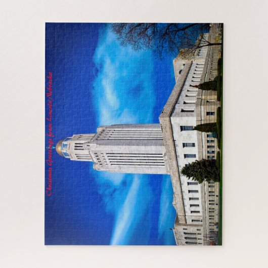 Lincoln Nebraska, kerstcadeautjes Legpuzzel (Verticaal)