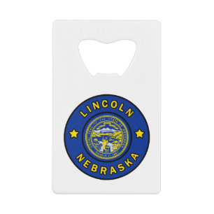 Lincoln Nebraska Kredietkaart Flessenopener