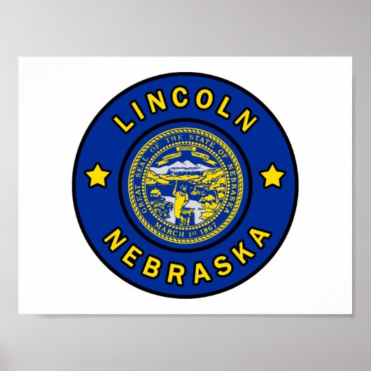 Lincoln Nebraska Poster (Voorkant)