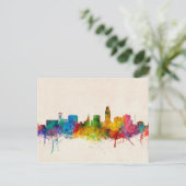 Lincoln Nebraska Skyline Briefkaart (Staand voorkant)