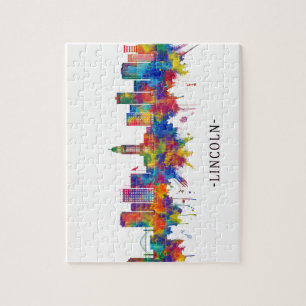 Lincoln Nebraska Skyline Legpuzzel