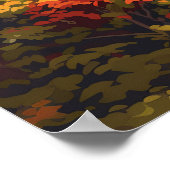 Lincoln New Hampshire Franconia Herfsten Herfst Poster (Hoek)