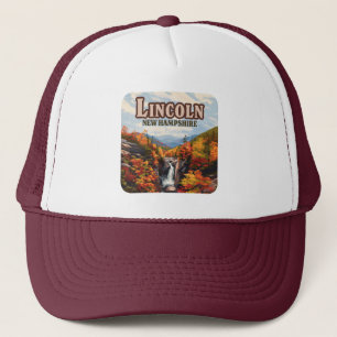 Lincoln New Hampshire Franconia Herfsten Herfst Trucker Pet