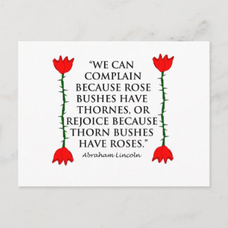 Lincoln: op Thornes en Roos (twee Rozen). Briefkaart