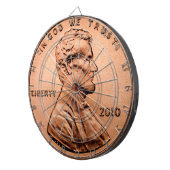 LINCOLN PENNY DARTBORD (Voorkant Rechts)
