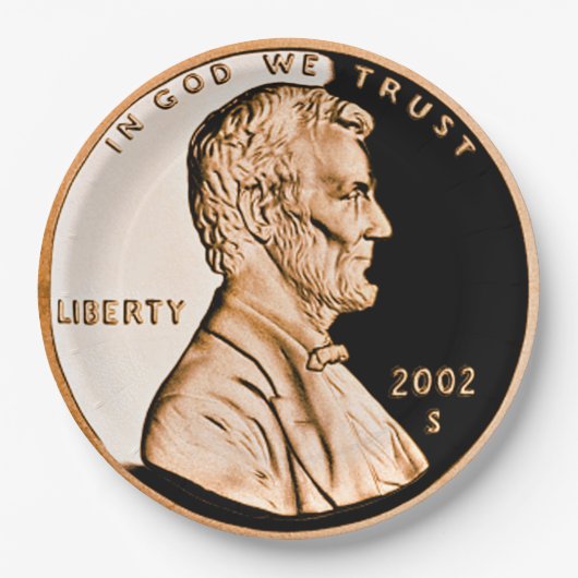 Lincoln Penny s Papieren Bordje (Voorkant)