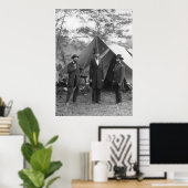 Lincoln, Pinkerton, McClernand Poster (Thuiskantoor)