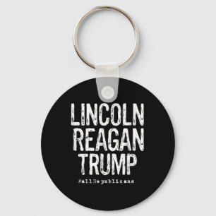 Lincoln, Reagan, Trump - Favoriete Presidenten Sleutelhanger