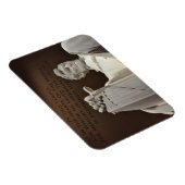 Lincoln-standbeeld, inscriptie, Lincoln Memorial Magneet (Rechterzijde)
