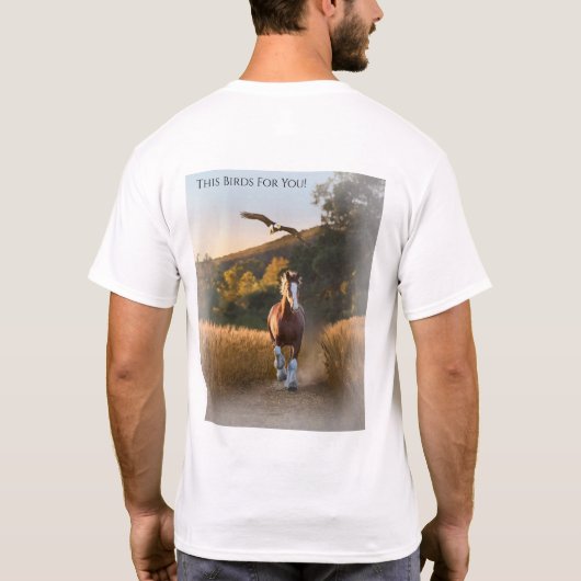 Lincoln the Bald Eagle T-shirt (Achterkant)