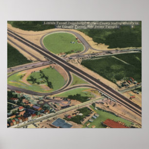 Lincoln Tunnel, NJ Turnpike Exchange Poster
