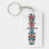 Lincoln USA Skyline Sleutelhanger (Voorkant)