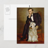 Lincoln - Wheaten Terrier 7 Briefkaart (Voorkant / Achterkant)
