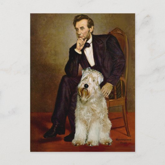 Lincoln - Wheaten Terrier 7 Briefkaart (Voorkant)