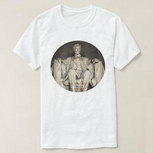 Lincoln's Gettysburg toespraak 19 november 1863 T-shirt