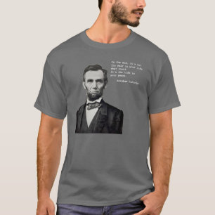 Lincoln's leven in je Mannen T-Shirt Dark