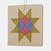 Lincolnshire Auseklis Witch Mark Keramisch Ornament (Links)