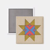 Lincolnshire Auseklis Witch Mark Magneet (Voorkant / Achterkant)