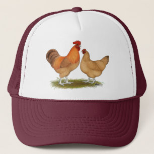 Lincolnshire Buff Chickens Trucker Pet