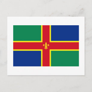 Lincolnshire Flag Briefkaart