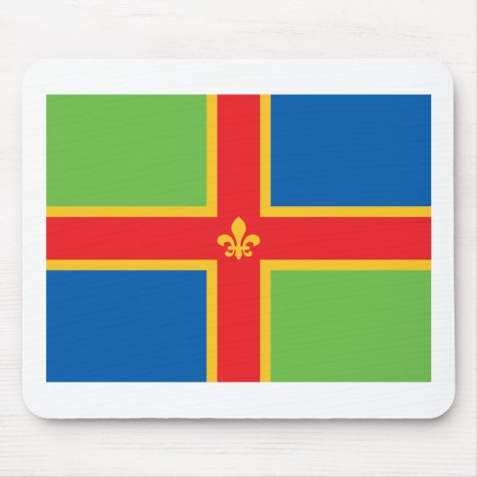 Lincolnshire Flag Muismat (Voorkant)