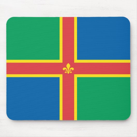 Lincolnshire Flag Muismat (Voorkant)