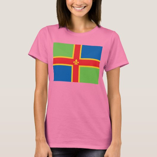 Lincolnshire Flag T-shirt (Voorkant)