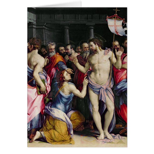 L'incrédulité de St Thomas, c.1547 (Devant)