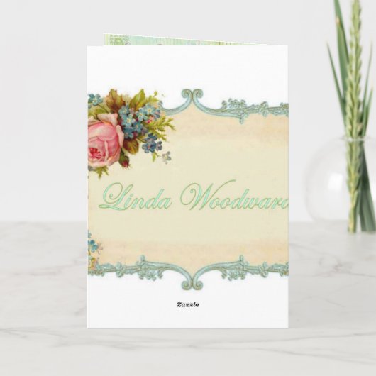 Linda Birds Notitiekaartje (Achterkant)