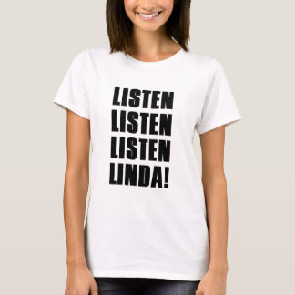 LINDA LUISTER NAAR ME T-SHIRT