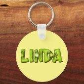 Linda Nom Kiwi Design Porte-clés (Recto)