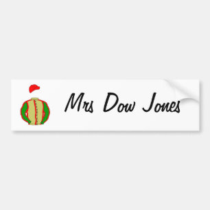 lindalarge, mevrouw Dow Jones Bumpersticker