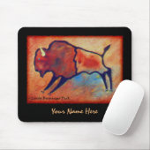 Linda's gestileerde buffel muismat (Met muis)