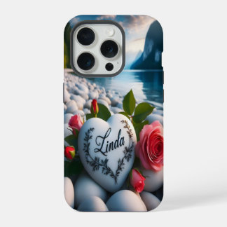 Linda's hart tussen de bergen iPhone 15 pro hoesje