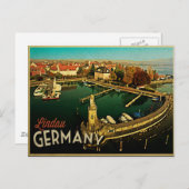 Lindau Germany Panorama Briefkaart (Voorkant / Achterkant)