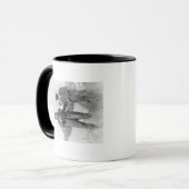 Lindbergh en Wright met bedorven vliegtuig Mok (Voorkant links)