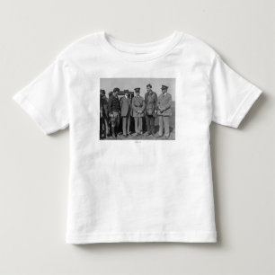 Lindbergh en Wright op de Foto van Wright Field Kinder Shirts