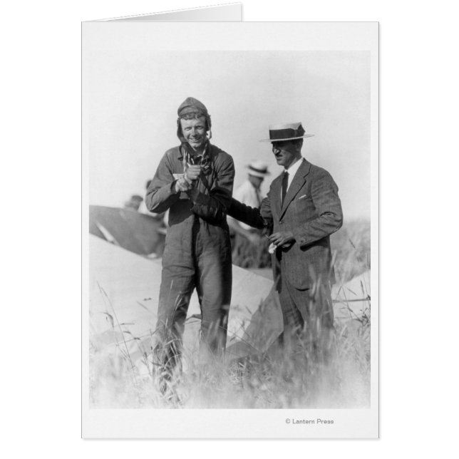 Lindbergh en Wright - Wrecked Plane (Voorkant)