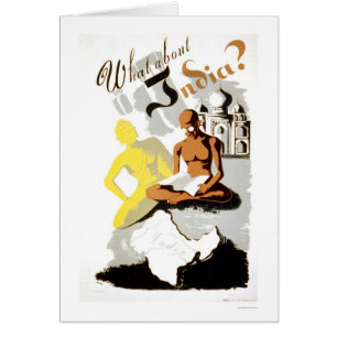 L'Inde Bouddha Gandhi WPA 1941