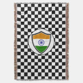 L'Inde jette une couverture (devant Vertical)