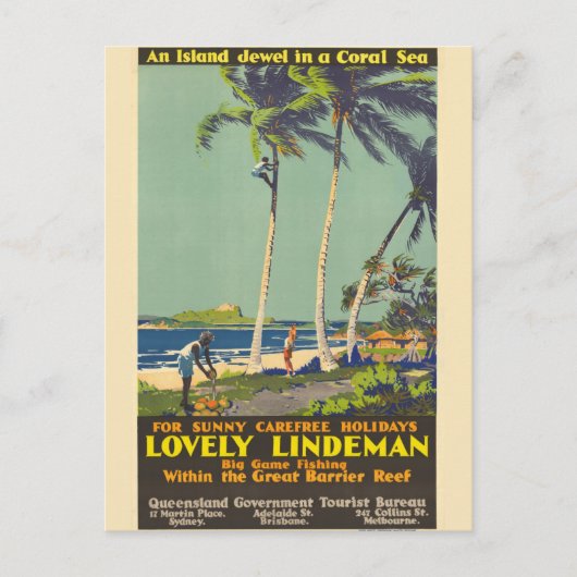  Lindeman Island Australië Reizen Briefkaart (Voorkant)