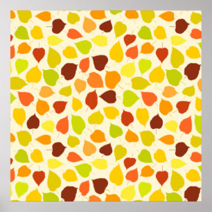 Linden boombladeren poster