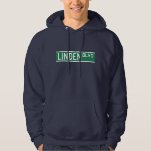 Linden Boulevard Sign Hoodie