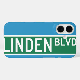 Linden Boulevard Sign iPhone XS Hoesje